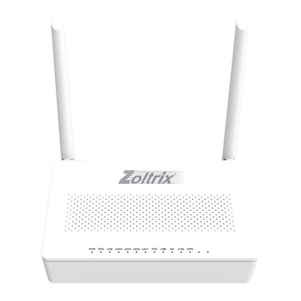 مودم رومیزی فیبر نوری zoltrix مدل ac1200mbps