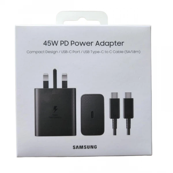 2 شارژر دیواری 45 وات سامسونگ مدل EP-T4510 - Image 1